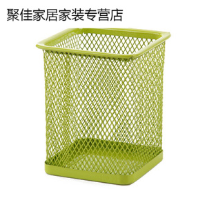 家柏饰(CORATED)时方笔筒学生桌面圆形笔桶收纳盒办公文具