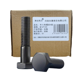 清玖熙月 外六角螺丝8级 M16*100(20个/包) 包