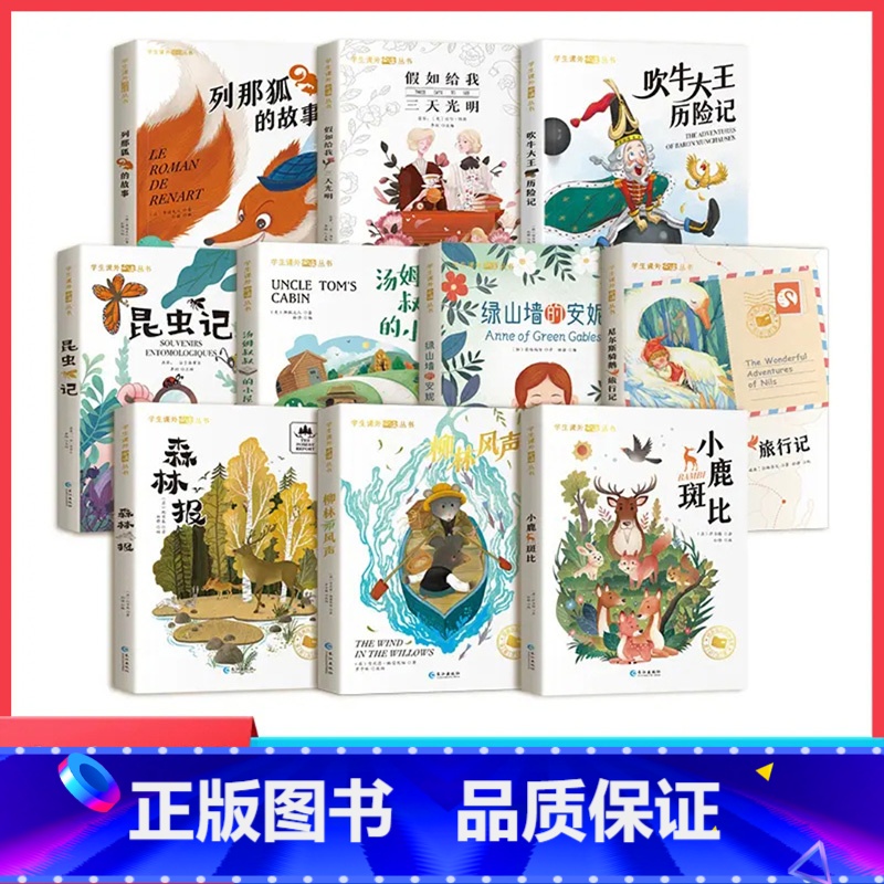 国际大奖小说全套第一辑[10册] [正版]尼尔斯骑鹅旅行记 国际获奖小说注音版 带拼音世界经典名著书目6-8-10-12