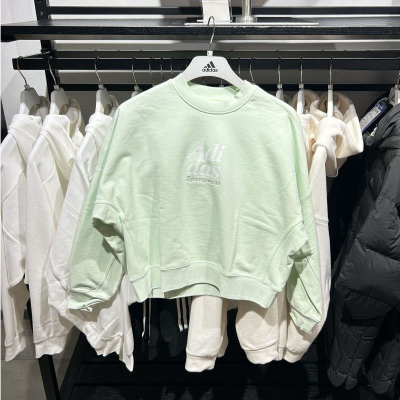 adidas/阿迪达斯冬季新款女士运动休闲圆领套头衫 IM8851 C