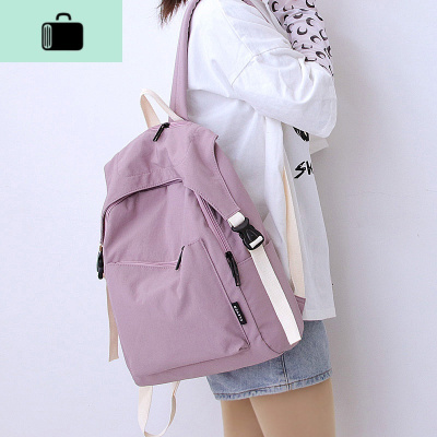 牛津布双肩包大容量大学生书包女韩版高中原宿ulzzang百搭初中生NEW LAKE