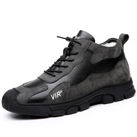 棉鞋男款冬季真皮羊毛加绒加厚防滑保暖高帮户外休闲i鞋男士棉靴_2