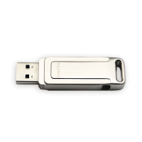 杰储(GCHUL) U130 旭日系列 32G USB3.1 防水防震高速U盘/优盘 (单位:个) 银色