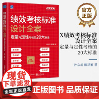 绩效考核标准设计全案 定量与定性考核的20大标准 绩效考核实操 考核标准建立 绩效考核执行实践书籍 孙宗虎 廖洪雁