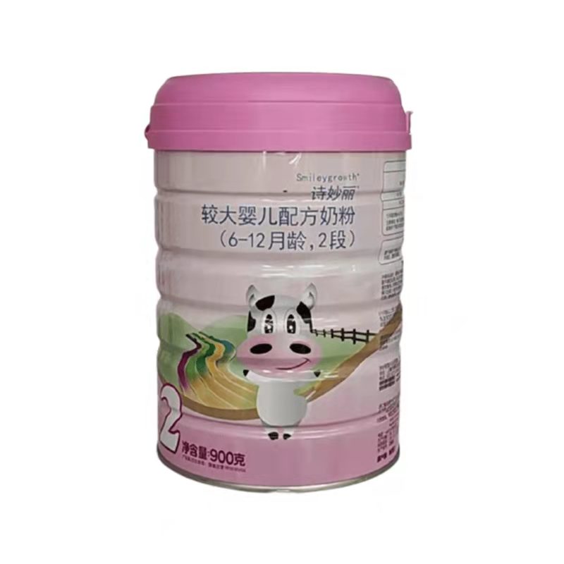 [22年10月产]诗妙丽2段900g*6罐 较大婴儿配方奶粉 6-12月龄