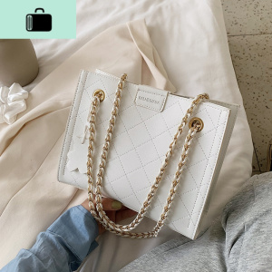 夏季网红包包2020新款潮洋气女包菱格链条斜挎包女百搭ins单肩包NEW LAKE女士单肩包