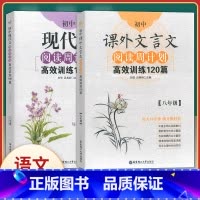 [正版] 初中课外文言文阅读周计划高效训练120篇+初中现代文阅读训练100篇 8年级/八年级 华东理工大学出版社