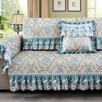 家柏饰(CORATED)欧式四季通用型布艺沙发垫子蕾丝边简约现代客厅防滑贵妃椅套罩