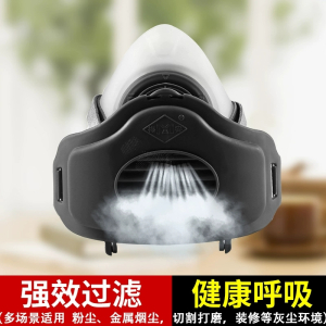 梅安3200防尘口罩防工业粉尘电焊装修打磨煤矿灰尘口鼻罩防护面具全脸面罩