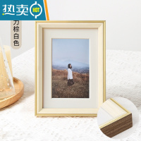 敬平简约相框摆台6寸8寸7寸相册框A4儿童像框照片相片框创意画框16K10 活力棕白 A4摆台[可放21*29.7cm]