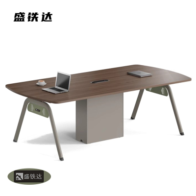 盛铁达 单板会议台2400*1200*750mm STD-XXAH06 张