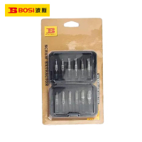 波斯(BOSI) 荧光系列机用断螺丝取出器 12件套 盒