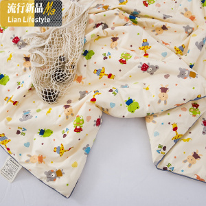棉儿童夏凉被单人棉被宝宝被婴儿被幼儿园薄被空调被午睡被子 三维工匠