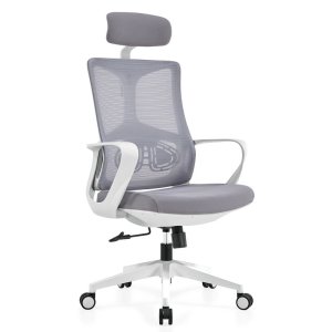 易企采 带头枕办公老板椅商务舒适可躺午休椅电脑椅大班椅经理办公椅主管办公椅 带头枕转椅（颜色可选）