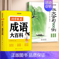 [全2册]成语大百科+作文金句 [正版]2024新版时光学词穷救星成语大百科大语文素材 全国通用 好词好句好段 名人名言