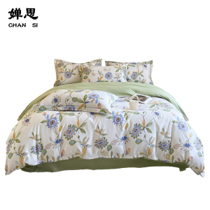婵思 60支长绒棉四件套 枝繁叶茂系列 床上用品套件