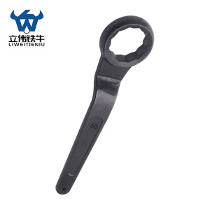立伟铁牛单头梅花扳手60mm/把