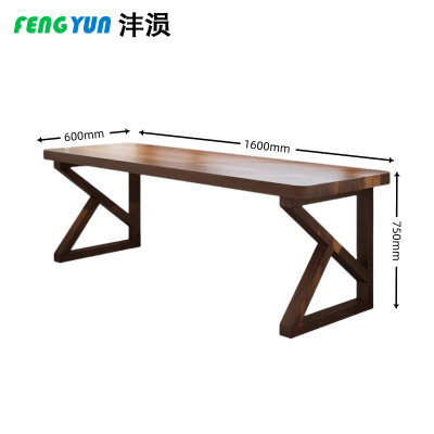 沣涢 写字桌 实木办公桌 1.6m 张