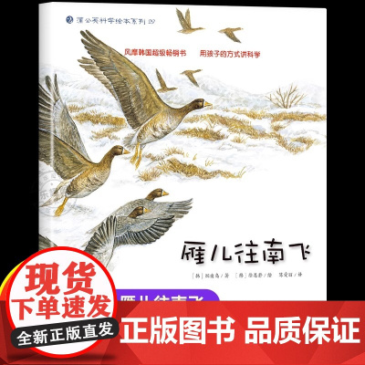 雁儿往南飞 幼儿园绘本书阅读3-4-6岁 儿童科普读物科学启蒙睡前故事书 老师三到四五岁宝宝启蒙阅读图书儿童启蒙故事书籍