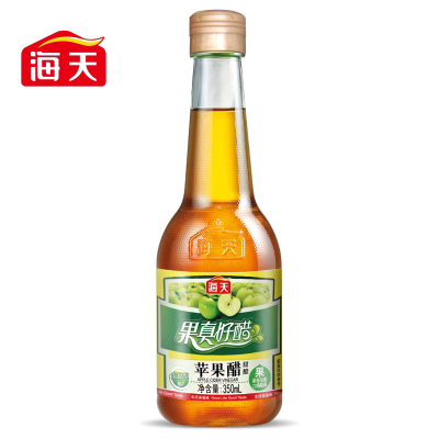 海天苹果醋350ml浓甜型果汁酿造拌凉菜沙拉鸡尾酒饮品饮料浓浓苹果香