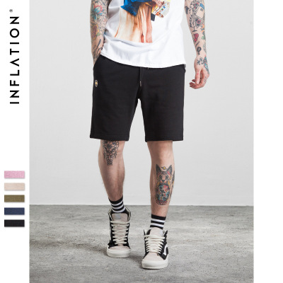 【硬汉风格】2018年夏装舒适短裤卡通贴男式休闲裤潮牌卫裤