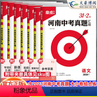 [语数英]3科 九年级/初中三年级 [正版]2024鼎成河南中考真题汇编31+2套语文数学英语物理化学政治历史特快专递各