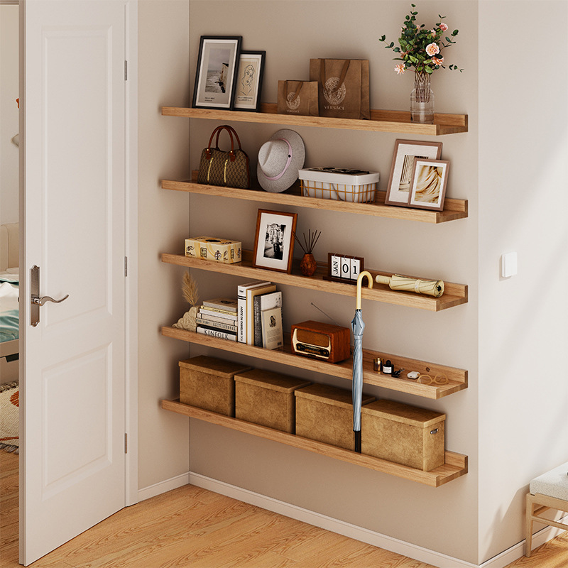 木质置物架桌面化妆品手炼阶梯式摆放实木手办文玩多层放置展示架