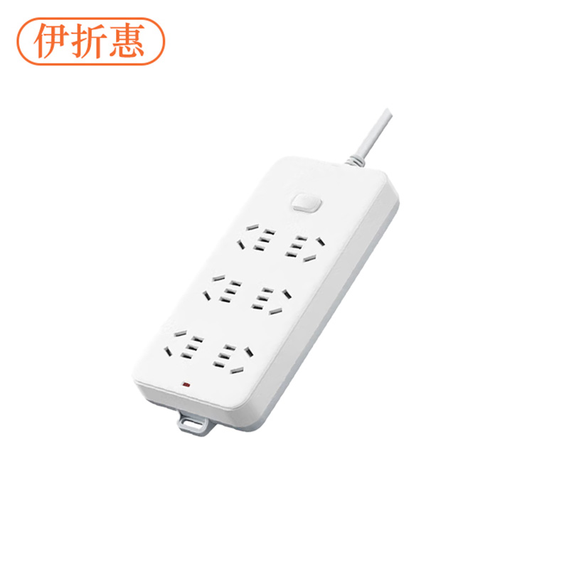 伊折惠 YZHGW-0914 5米 6插位 接线板 (计价单位:个) 白色