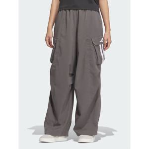 阿迪达斯运动裤女裤新款透气休闲裤宽松阔腿裤长裤 JZ2333 D