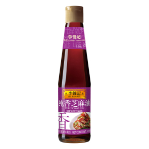 李锦记纯香芝麻油410ml*2瓶 一级芝麻油火锅油碟凉拌蘸料