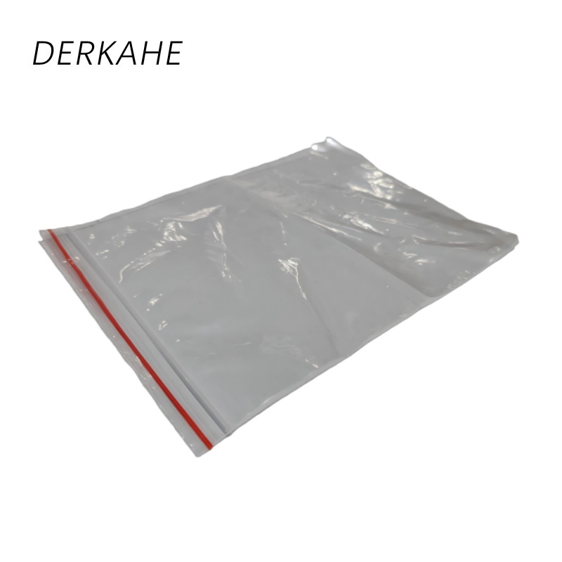 DERKAHE PE自封袋密封袋 12x17cm 9丝红边 1000个 捆