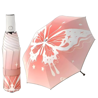 荣百汇 全自动雨伞女男士晴雨两用加大号加固防晒防紫外线遮阳折叠太阳伞 把