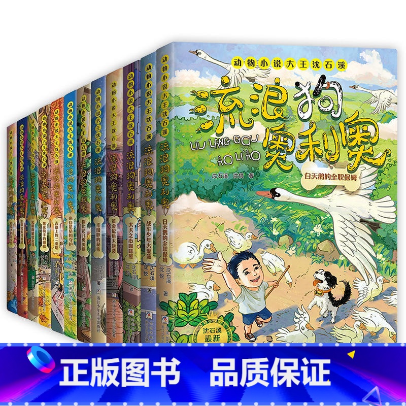 [1-12]流浪狗奥利奥 全套12册 [正版]流浪狗奥利奥 全套12册 吉他上的二重唱来自星星的守护黑夜骑手的眼睛动物小