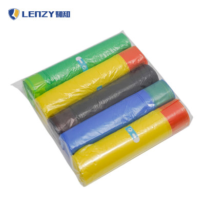 韧知 垃圾袋 加厚款抽绳款45*50 1卷15个(颜色随机)15卷