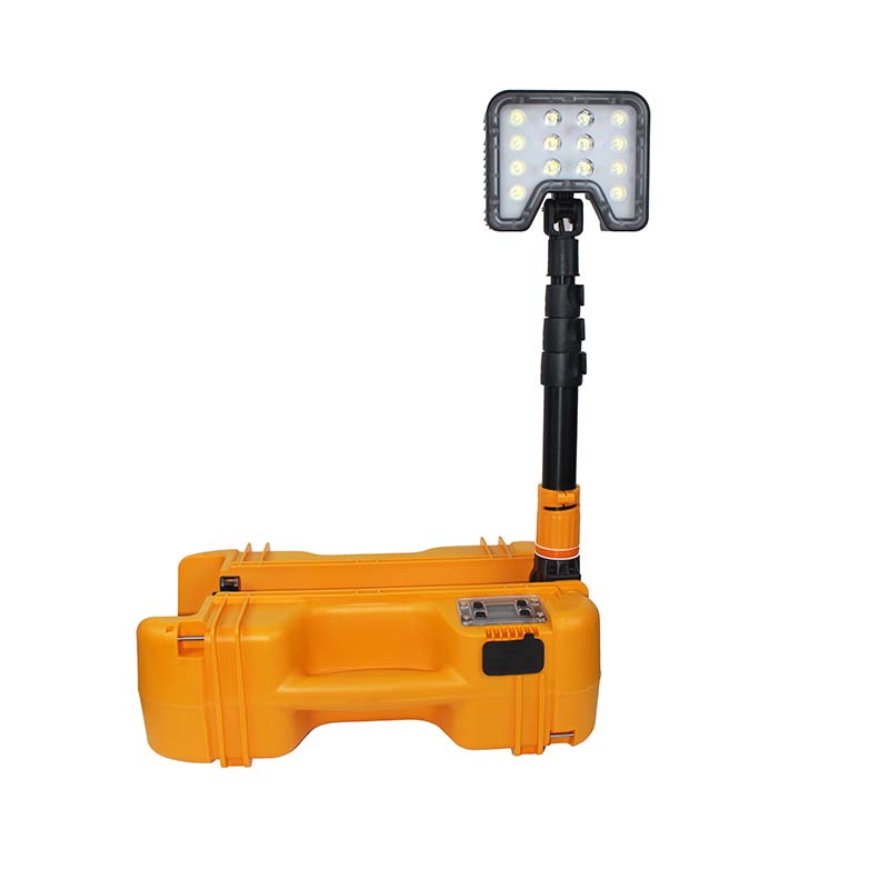 凯瑞多功能升降工作灯KLG719B 35W IP65聚光≥16h泛光≥12h聚光+泛光≥8h DC22.2V 6000K