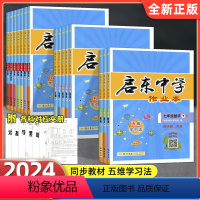 数学[人教版] 八年级下 [正版]2024版启东中学作业本七年级八九年级上册语文数学语英语物理化学生物地理历史政治人教版