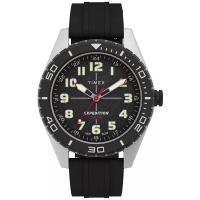 Timex /天美时风户外太阳能腕表mm防水硅胶带男表