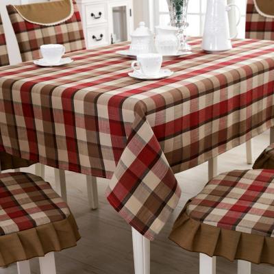 家柏饰(CORATED)桌子座布餐桌布格子桌布布艺文艺电脑书桌欧式台布长方形现代简约