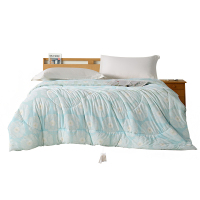 绵族世家(mianzushijia) MZSJ-X3195 150×210cm 印花冰蓝棉科技被 (单位:床) 蓝色