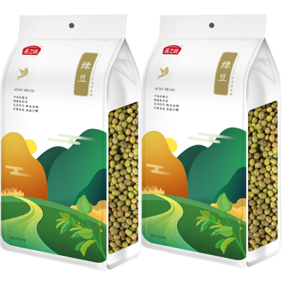 燕之坊绿豆1kg*2袋细腻清甜易出沙五谷杂粮粗粮粥饭
