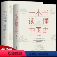 [正版] 全2册 一本书读懂中国史+一本书读懂世界史 历史通俗读物中国通史书籍世界史中国通史上下五千年历史书籍