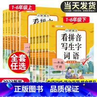 [2本]看拼音写生字词语+实验班测试卷(语文) 四年级上 [正版]2023版看拼音写词语生字小学一年级二年级三四五六年级
