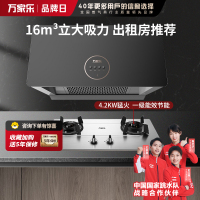 万家乐 油烟机灶具套餐 烟灶两件套TAZ1+KA031 中式16立方大吸力油烟机燃气灶套装 天然气