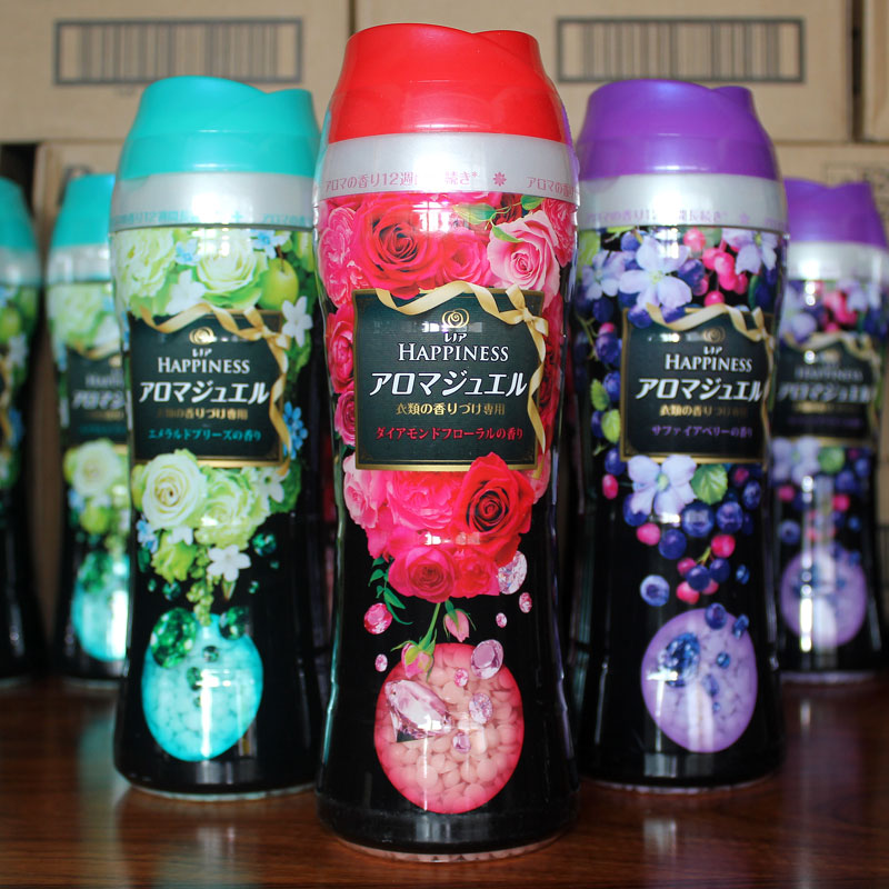 日本原装芳香衣物柔顺剂固体颗粒 护衣留香珠洗衣去味 520ml