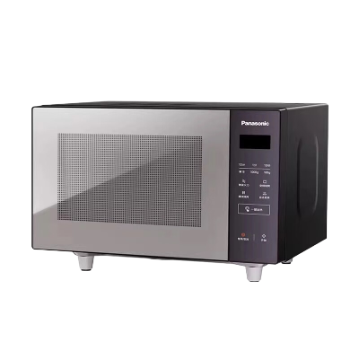 松下(Panasonic)一键智能加热大容量6档火力千瓦变频平板式微烤一体机22升NN-GF235Q