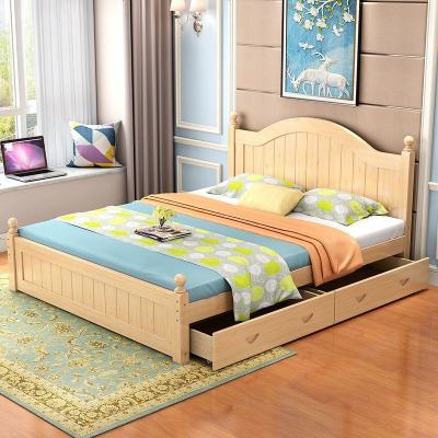 1.8米床简约现代主卧实木床1.5米双人床1.2米经济型单人床欧式床