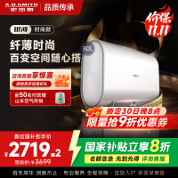 AO史密斯佳尼特新品80L电热水器 健康新升级 储水式扁桶 一级能效速热 超薄双胆 CTE-80HT1S 3000W