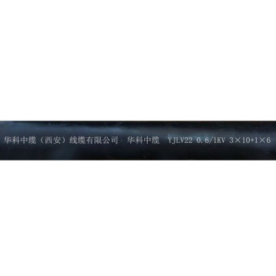 华科中缆电线电缆YJLV22-0.6/1KV3+1 米
