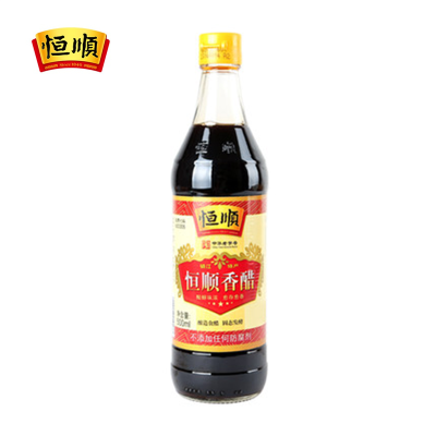 [中华特色]镇江馆 恒顺香醋500ml 调味品料 镇江特产香醋B香 蘸料调味醋