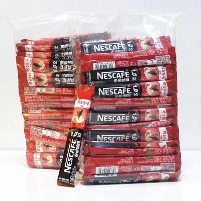 雀巢速溶咖啡(1+2原味三合一低糖速溶咖啡粉)15g*100条/盒 新老包装交替发货